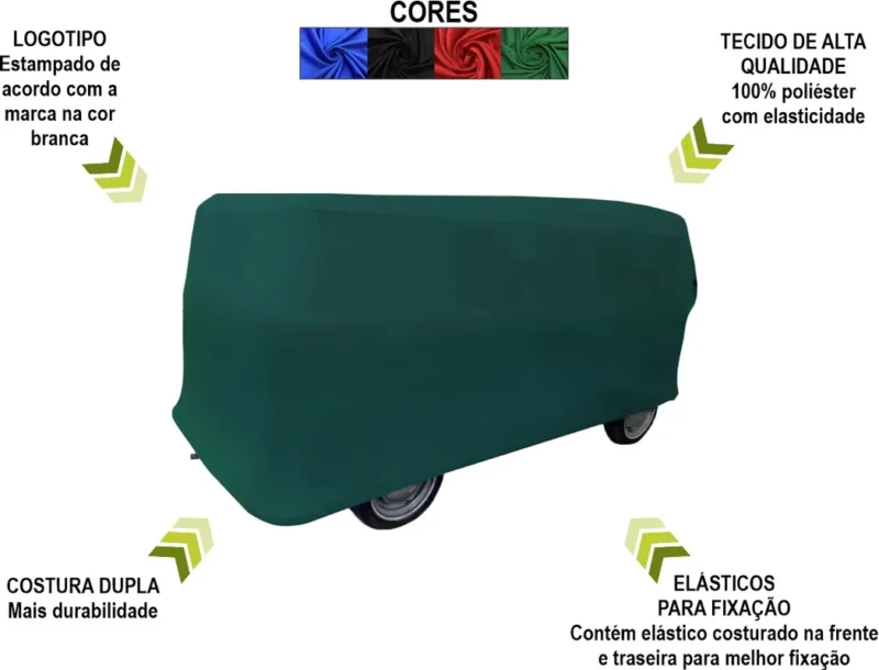 Capa De Tecido Para Kombi Antiga - Image 2