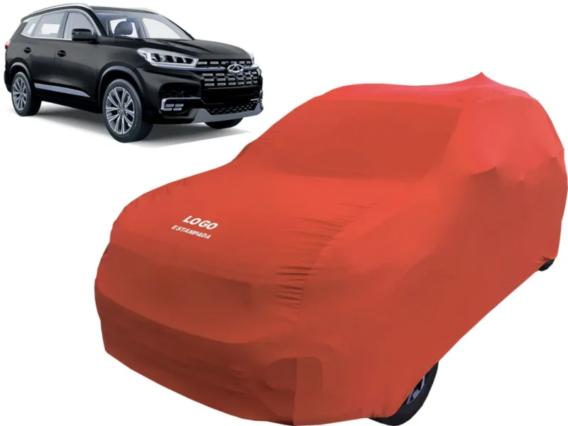 Capa De Tecido Cor Azul Alta Proteção Carro Chery Tiggo 8 - Image 14