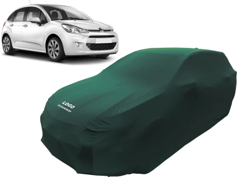 Capa Automotiva Para Citroen C3 Tecido Helanca Lycra - Image 10