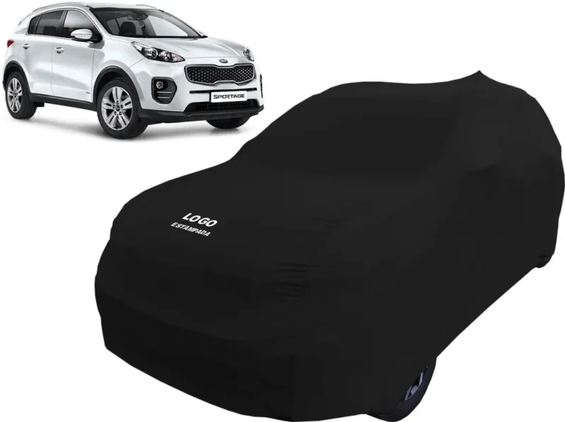 Capa De Tecido Cor Azul Alta Proteção Carro Kia Sportage - Image 6