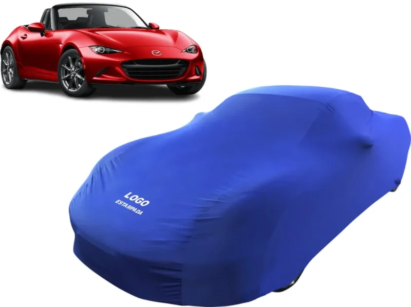 Capa De Tecido Com Logo Mazda Mx5 Conversível Luxo