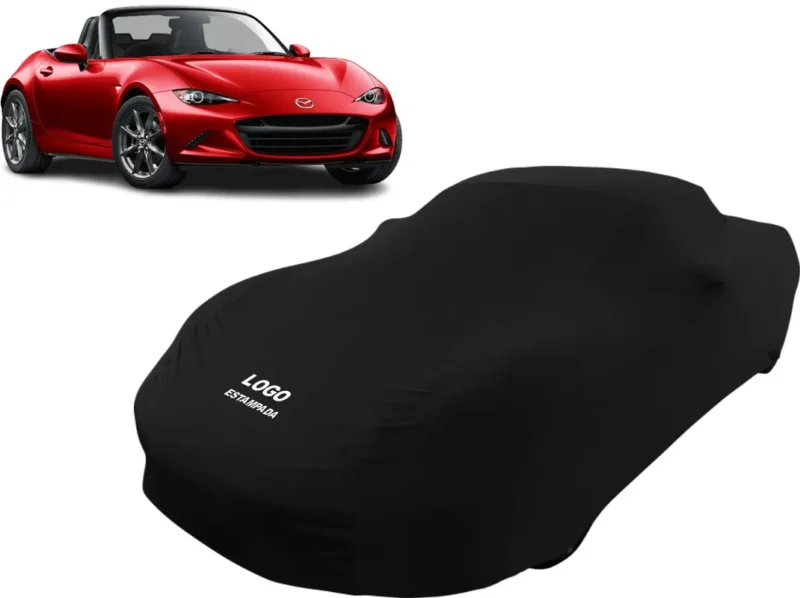 Capa De Tecido Com Logo Mazda Mx5 Conversível Luxo - Image 6