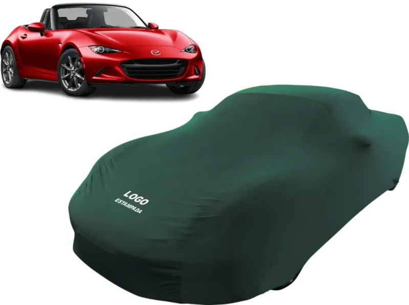 Capa De Tecido Com Logo Mazda Mx5 Conversível Luxo - Image 10