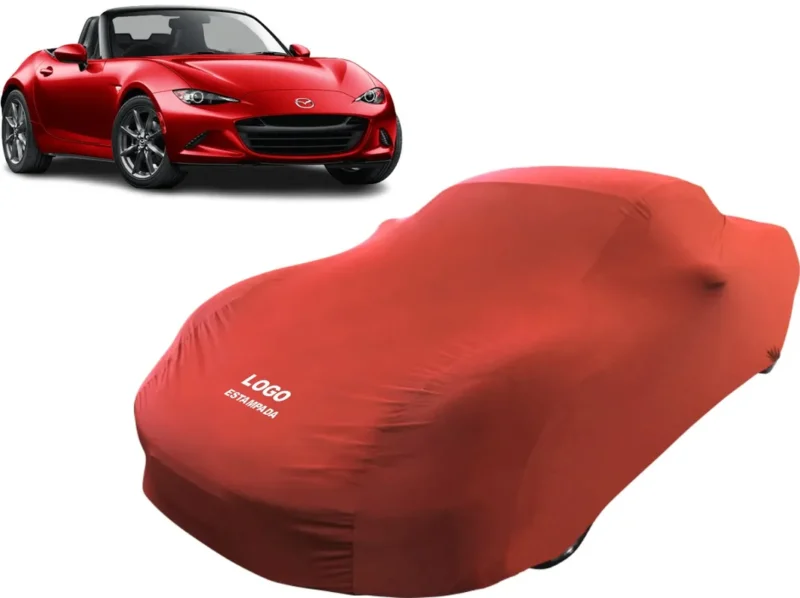 Capa De Tecido Com Logo Mazda Mx5 Conversível Luxo - Image 14