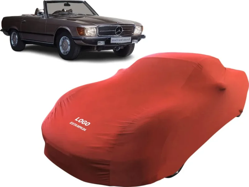 Capa Sob Medida Para Carro Mercedes Sl 350 Conversível  1974 - Image 14