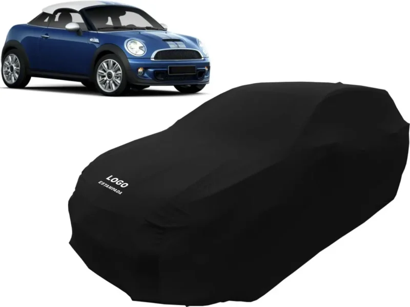 Capa Automotiva Para Mini Cooper Coupé Jcw Tecido Cor Preta - Image 6