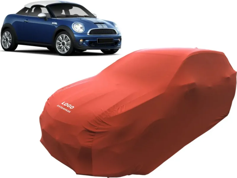 Capa Automotiva Para Mini Cooper Coupé Jcw Tecido Cor Preta - Image 14