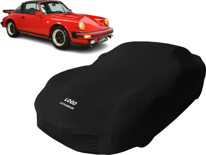 Capa Carro Antigo Com Logo Porsche 911 S Targa 1974 À 1975 - Image 6