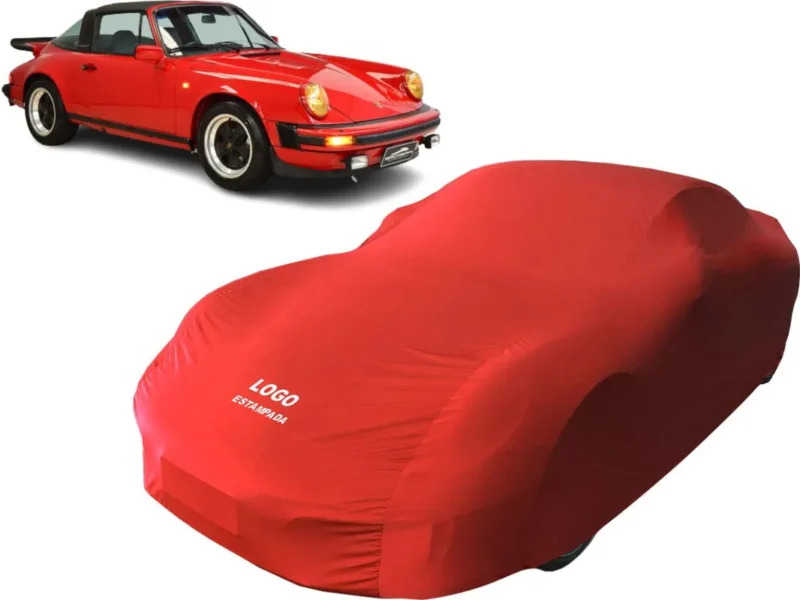 Capa Carro Antigo Com Logo Porsche 911 S Targa 1974 À 1975 - Image 14