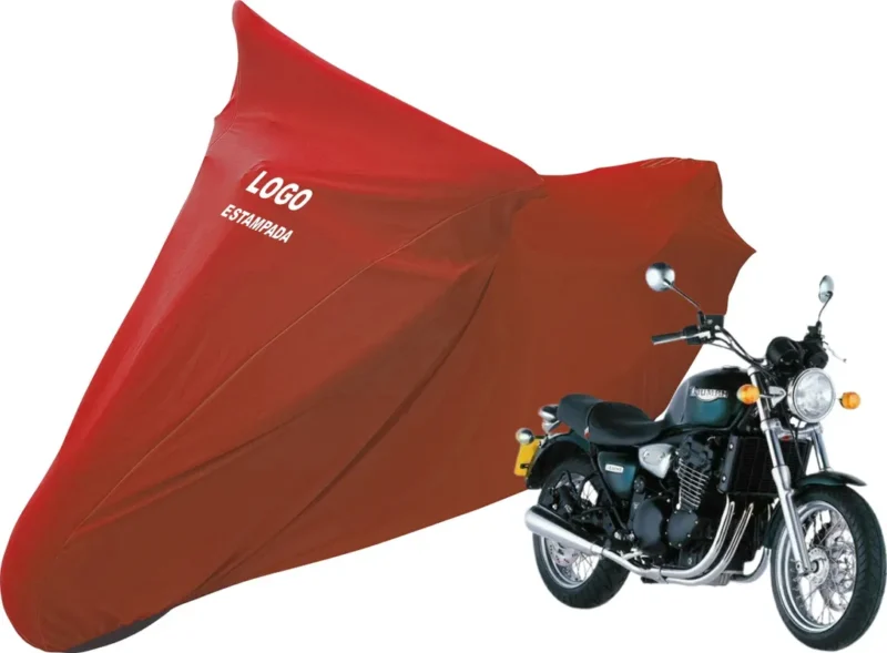 Capa De Moto Triumph Legend Sob Medida Com Logo - Image 14